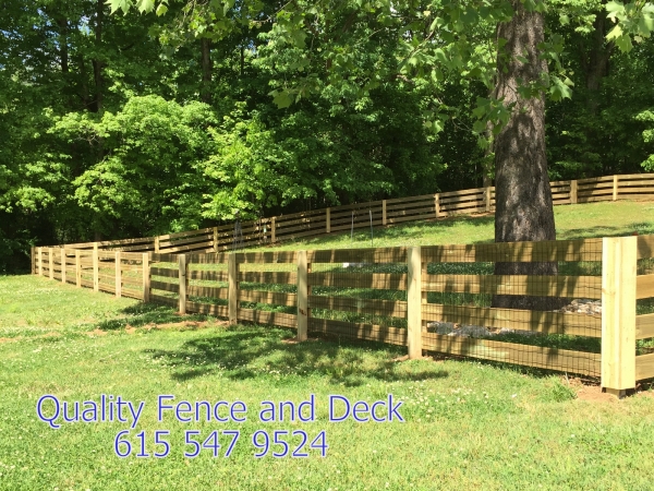 Rail Farm Fence